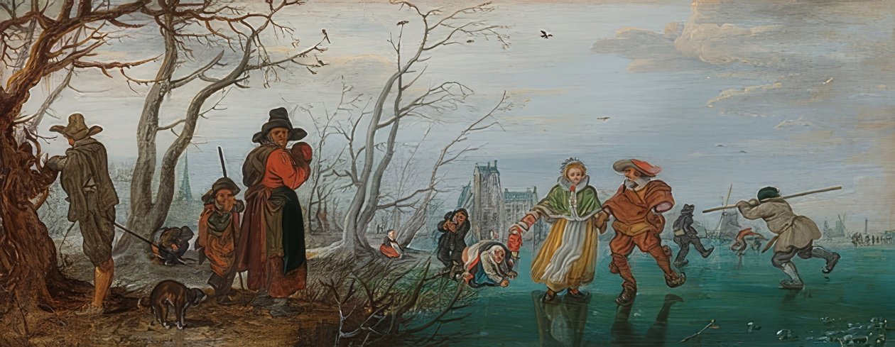 Invierno. 1625 de Adriaen van de Venne