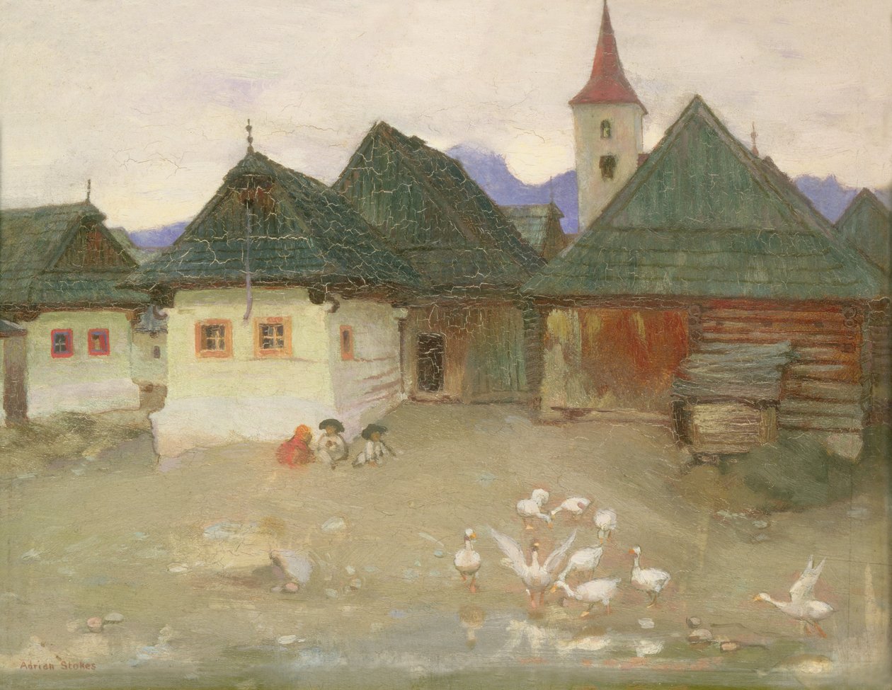 Desde nuestras Ventanas en Vazsecz, c.1905-09 de Adrian Scott Stokes