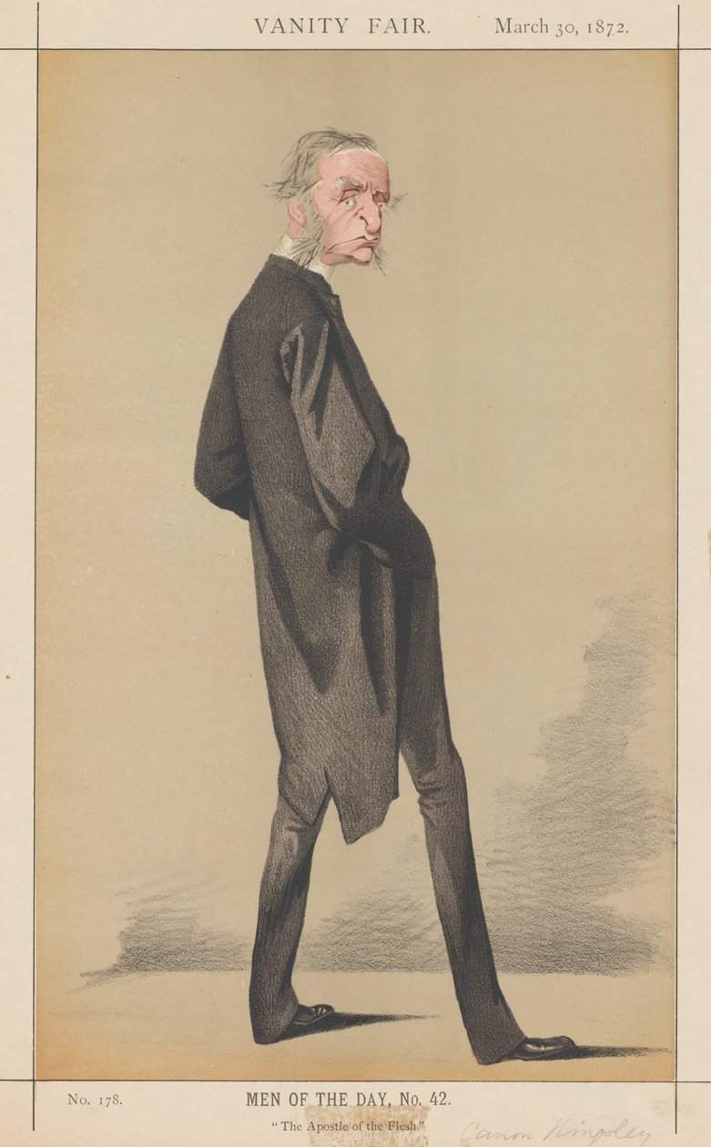 Vanity Fair: Hombres del Día, No. 42 "El Apóstol de la Carne" de Adriano Cecioni