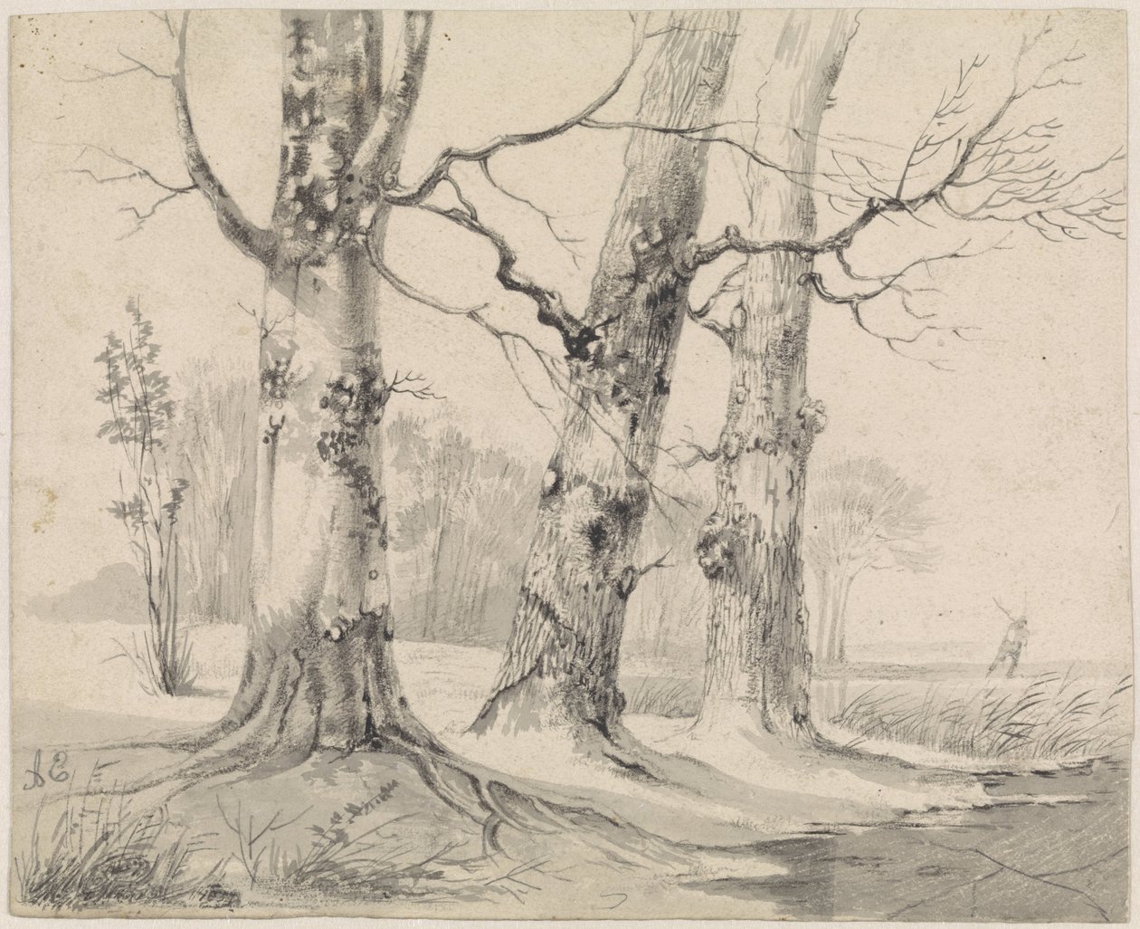 Paisaje de invierno de Adrianus Eversen