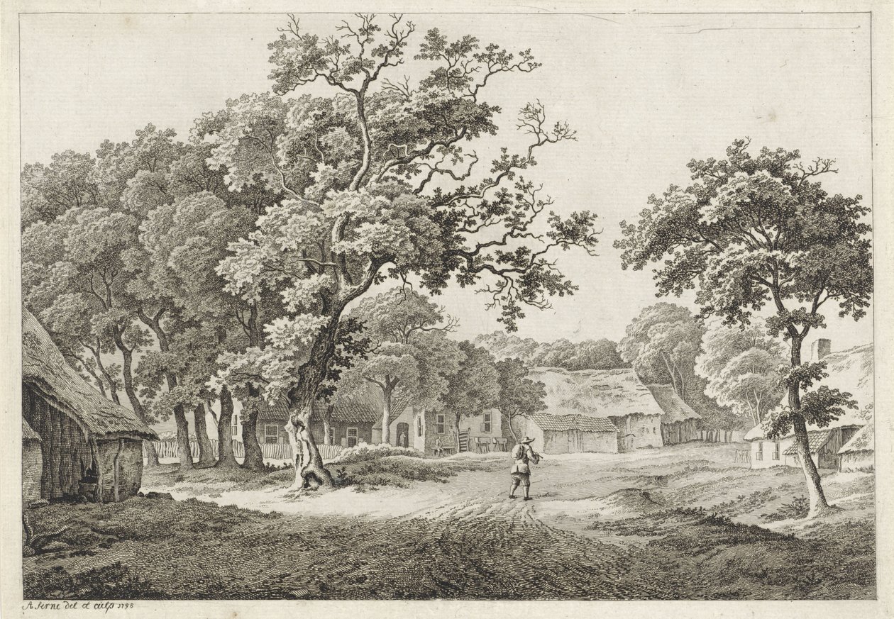 vista del pueblo de Adrianus Serné