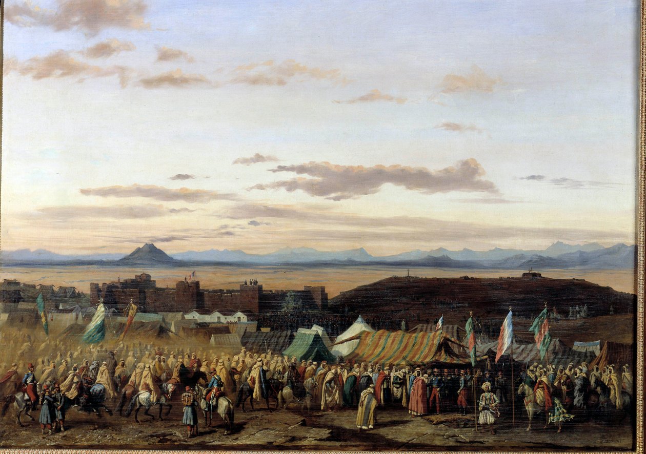 La captura de Sétif en Argelia por las tropas del Duque de Orleans de Adrien Dauzats