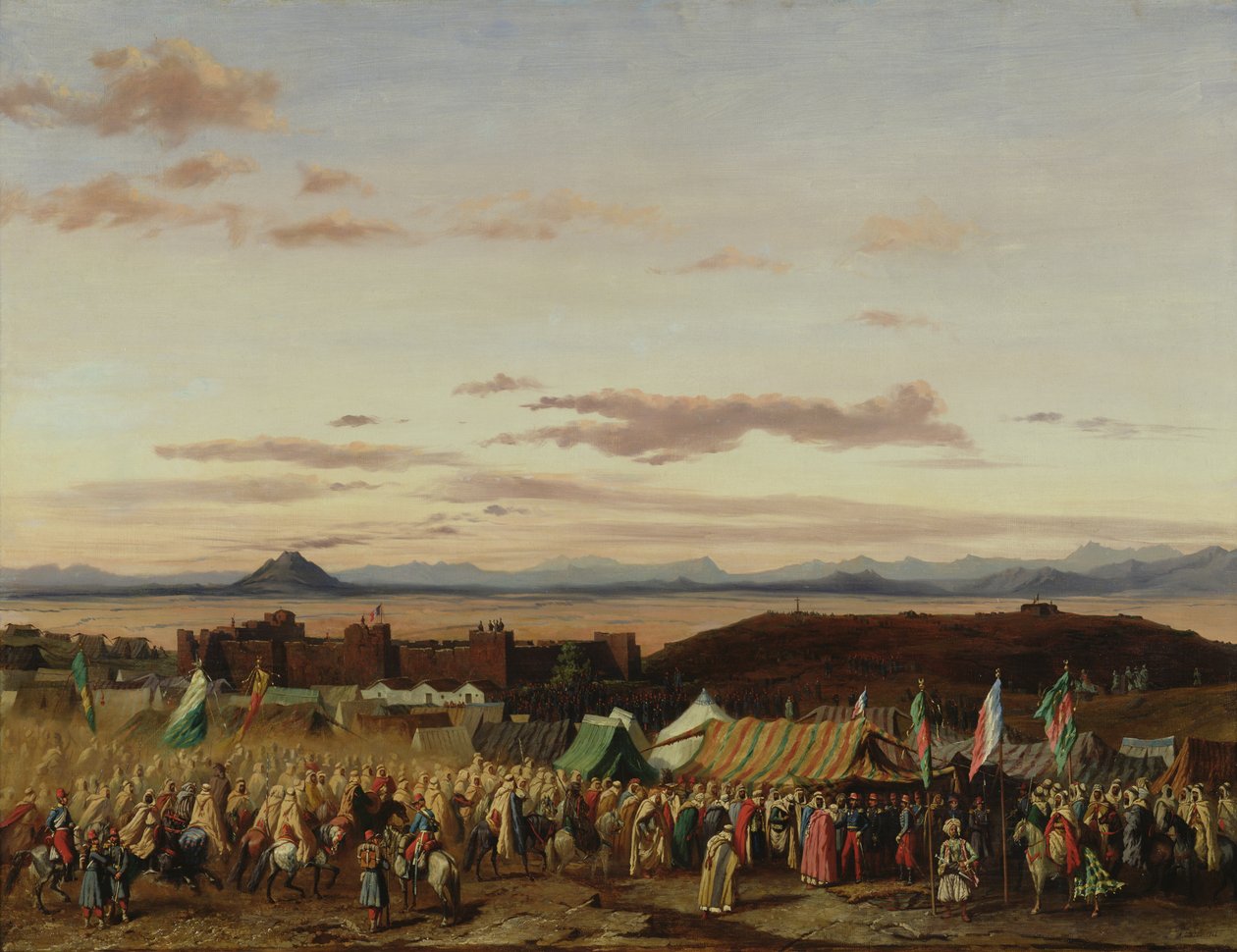 La toma de Setif durante la conquista de Argelia, 21 de octubre de 1839 de Adrien Dauzats