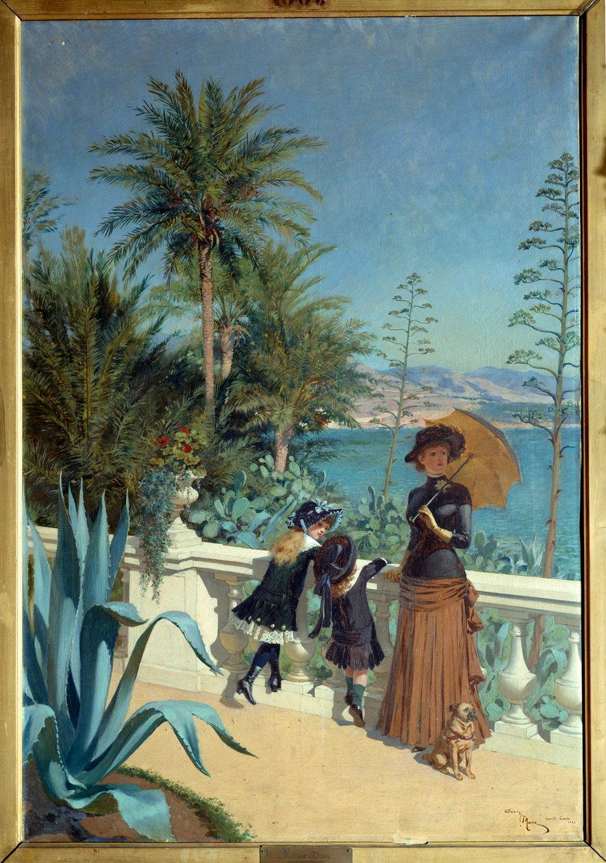 Terraza en Monte Carlo de Adrien Emmanuel Marie