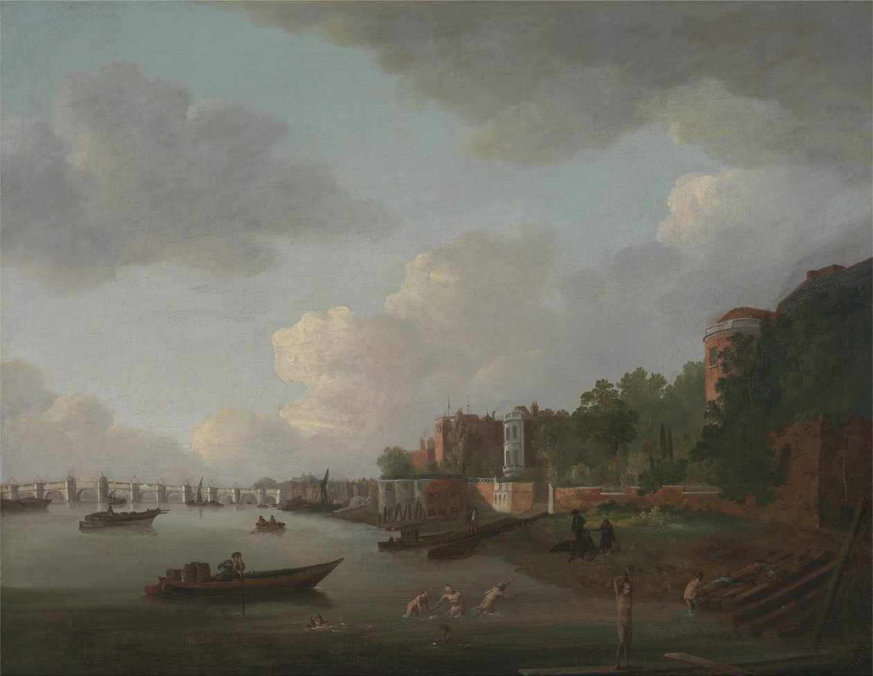 Vista imaginaria del puente de Westminster de Adrien Leprieur