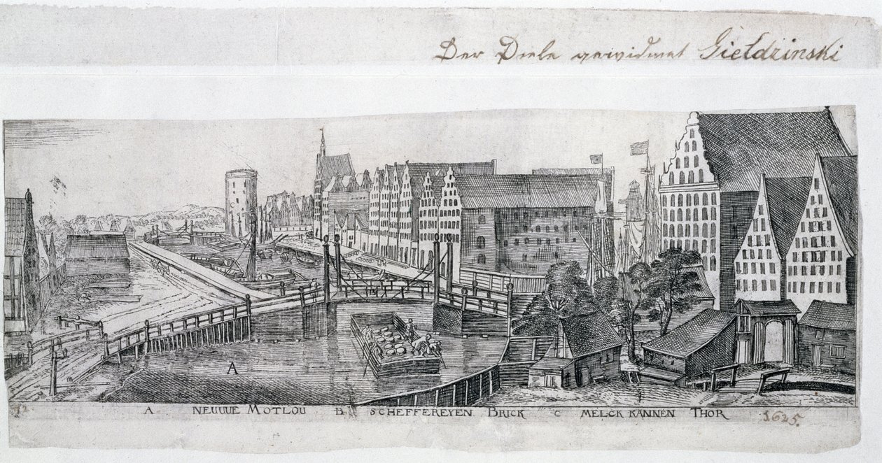 Graneros en Gdansk en el Río Maltawa, ilustración 9 del álbum 
