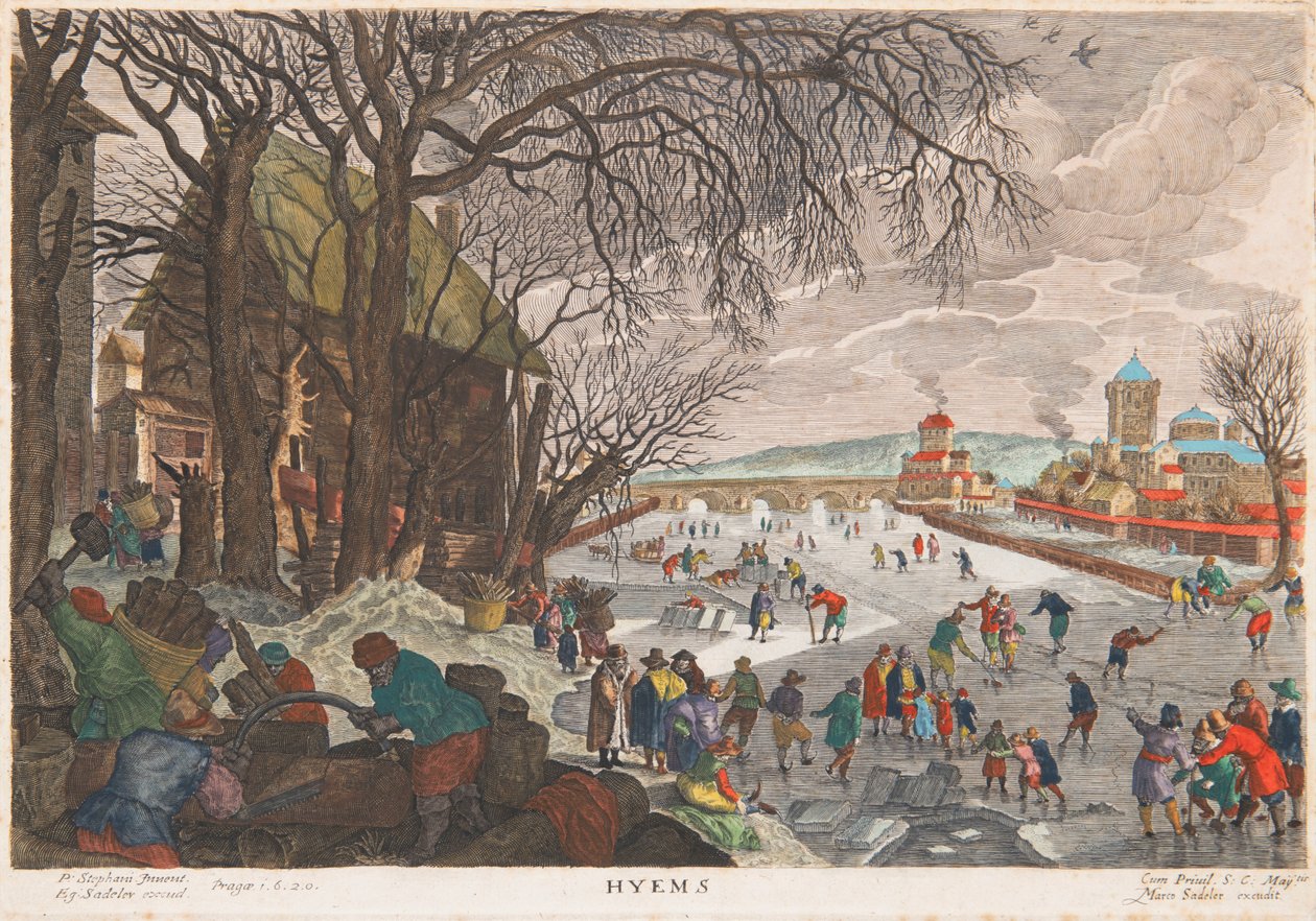 Alegoría del Invierno de Aegidius Sadeler