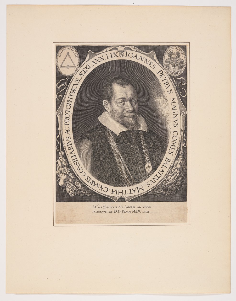 Johann Peter Magnus, médico de Aegidius Sadeler II