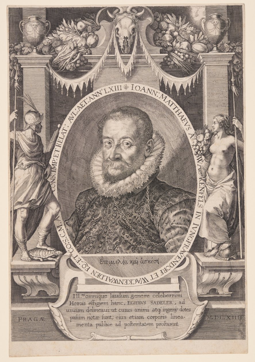 Johannes Matthaeus Wacker von Wackenfels, diplomático de Aegidius Sadeler II
