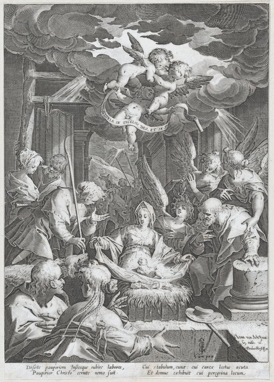 Natividad de Aegidius Sadeler II