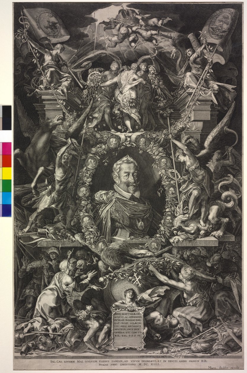 Emperador del Sacro Imperio Romano Germánico Mateo I de Aegidius Sadeler or Saedeler