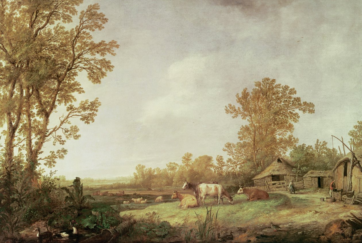 Escena de granja de Aelbert Cuyp