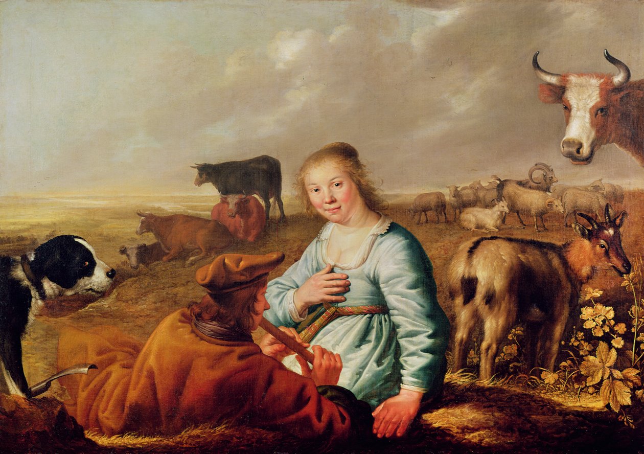 Escena pastoral de Aelbert Cuyp