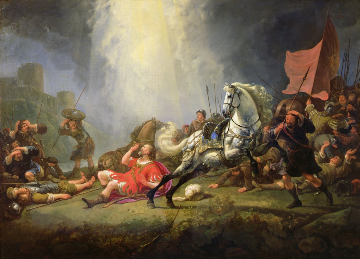 La conversión de San Pablo o, El camino a Damasco de Aelbert Cuyp