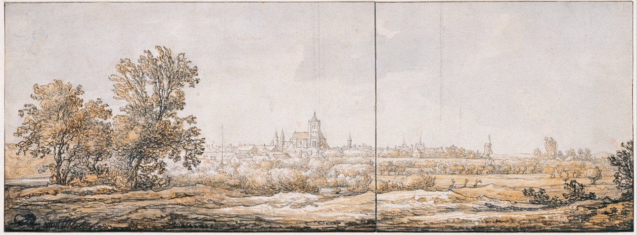 Vista de Arnhem desde el sur de Aelbert Cuyp
