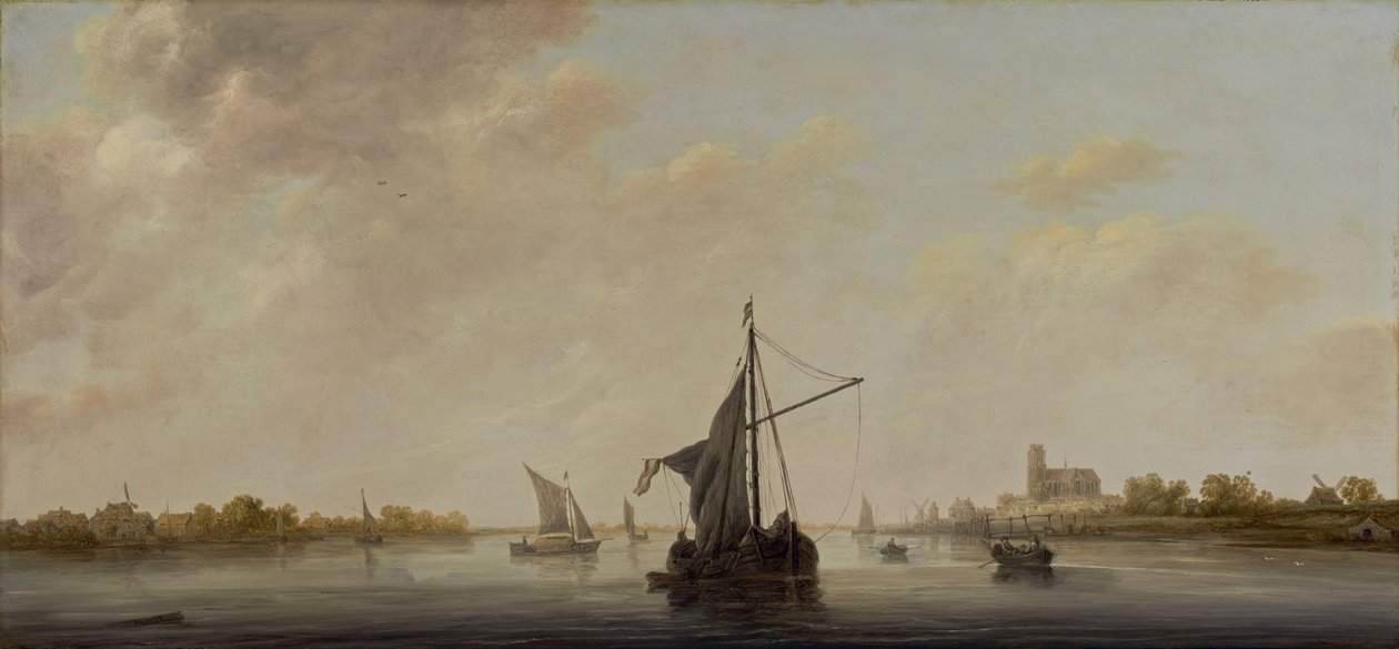Vista del Mosa en Dordrecht de Aelbert Cuyp