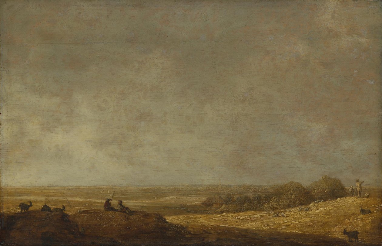 Paisaje llano de Aelbert Cuyp