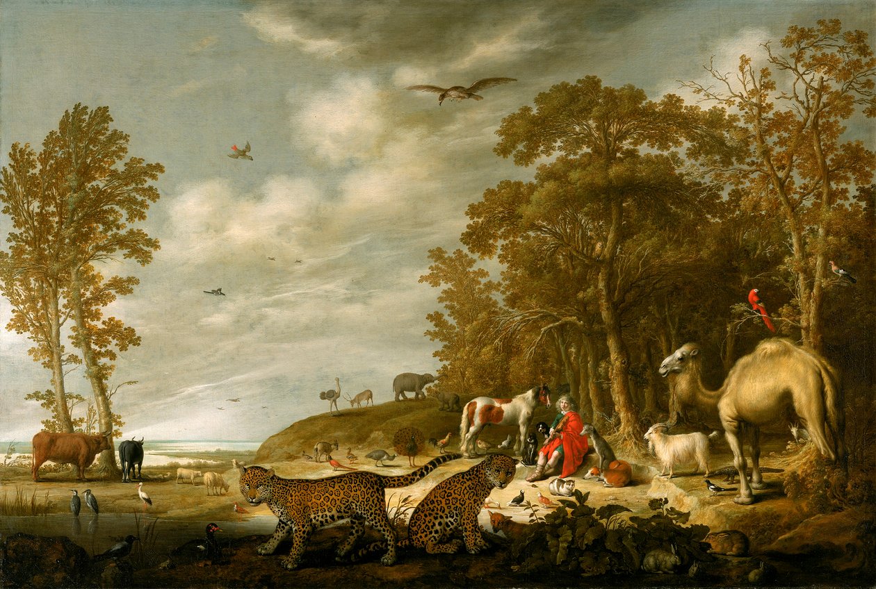 Orfeo toca para los animales de Aelbert Cuyp