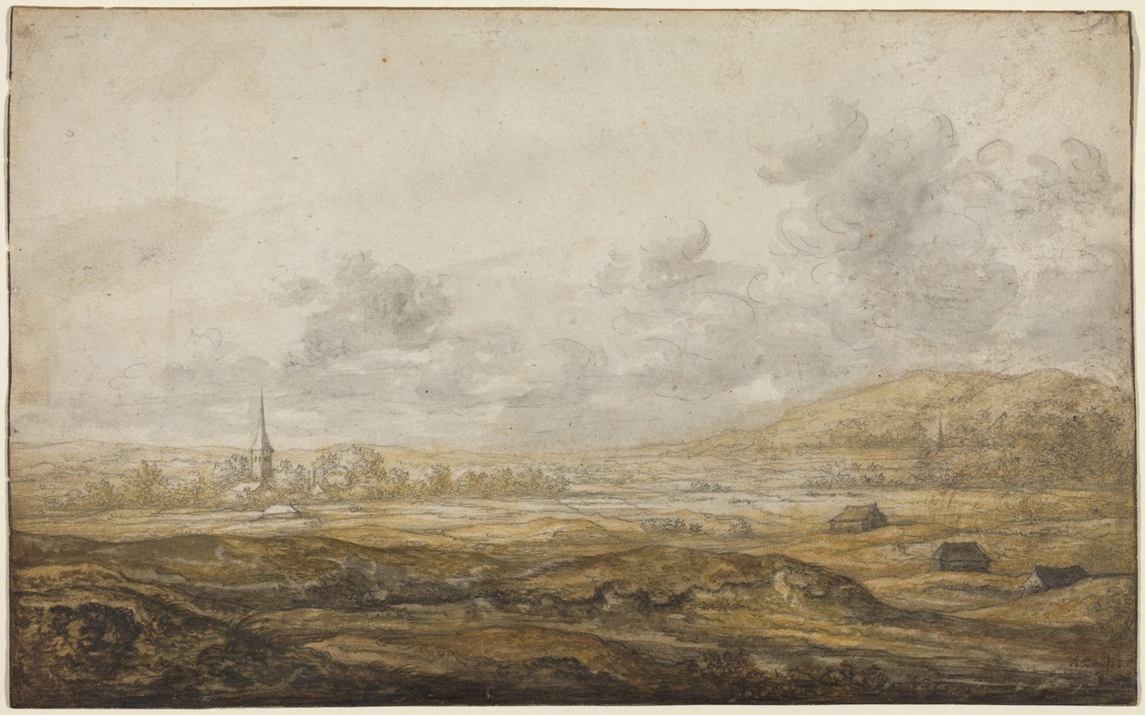 Paisaje panorámico a lo largo del Rin de Aelbert Cuyp