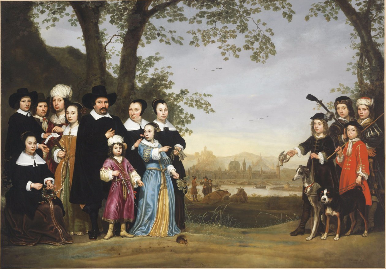 Retrato de la familia Sam de Aelbert Cuyp