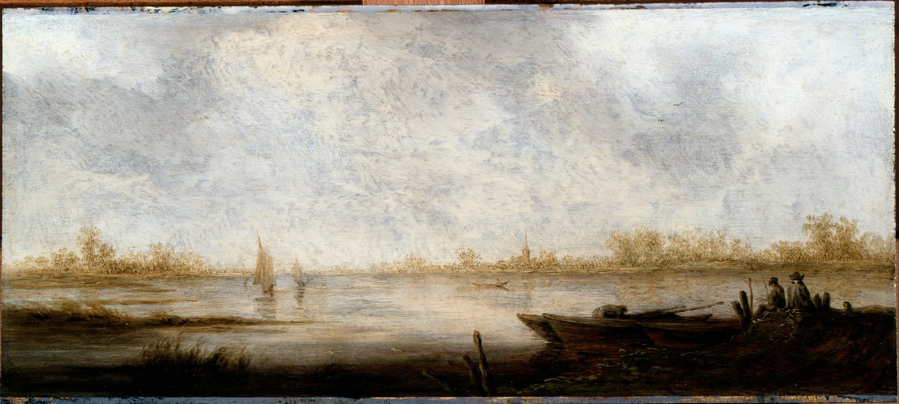 Paisaje fluvial de Aelbert Cuyp