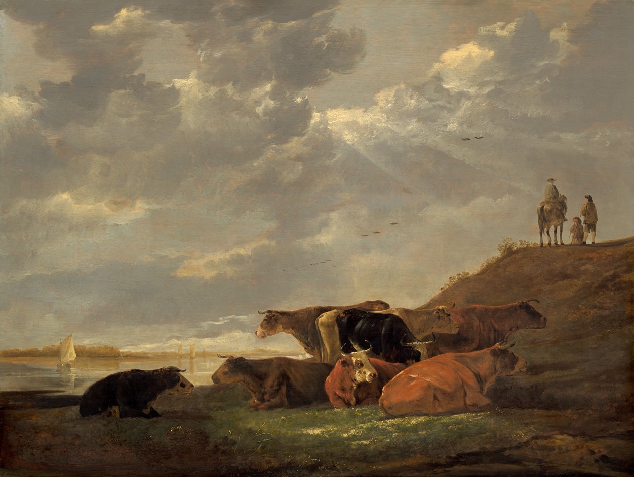 Paisaje Fluvial con Vacas de Aelbert Cuyp
