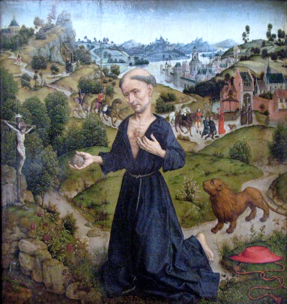 Penitencia de San Jerónimo de Aelbrecht Bouts