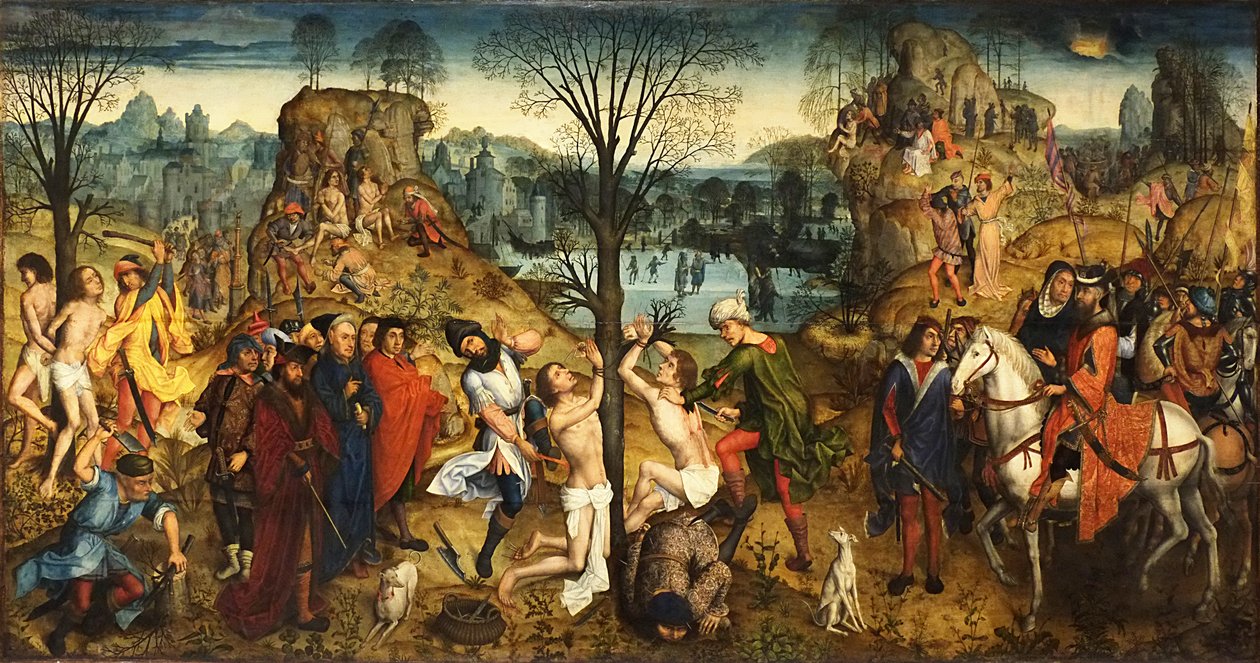 Martirio de los Santos Crispín y Crispiniano de Aert van den Bossche