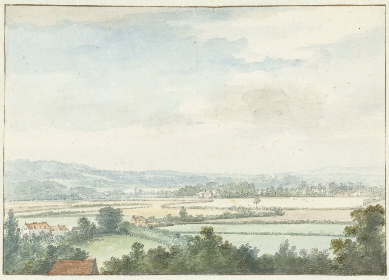 Paisaje en Windsor de Aert Schouman
