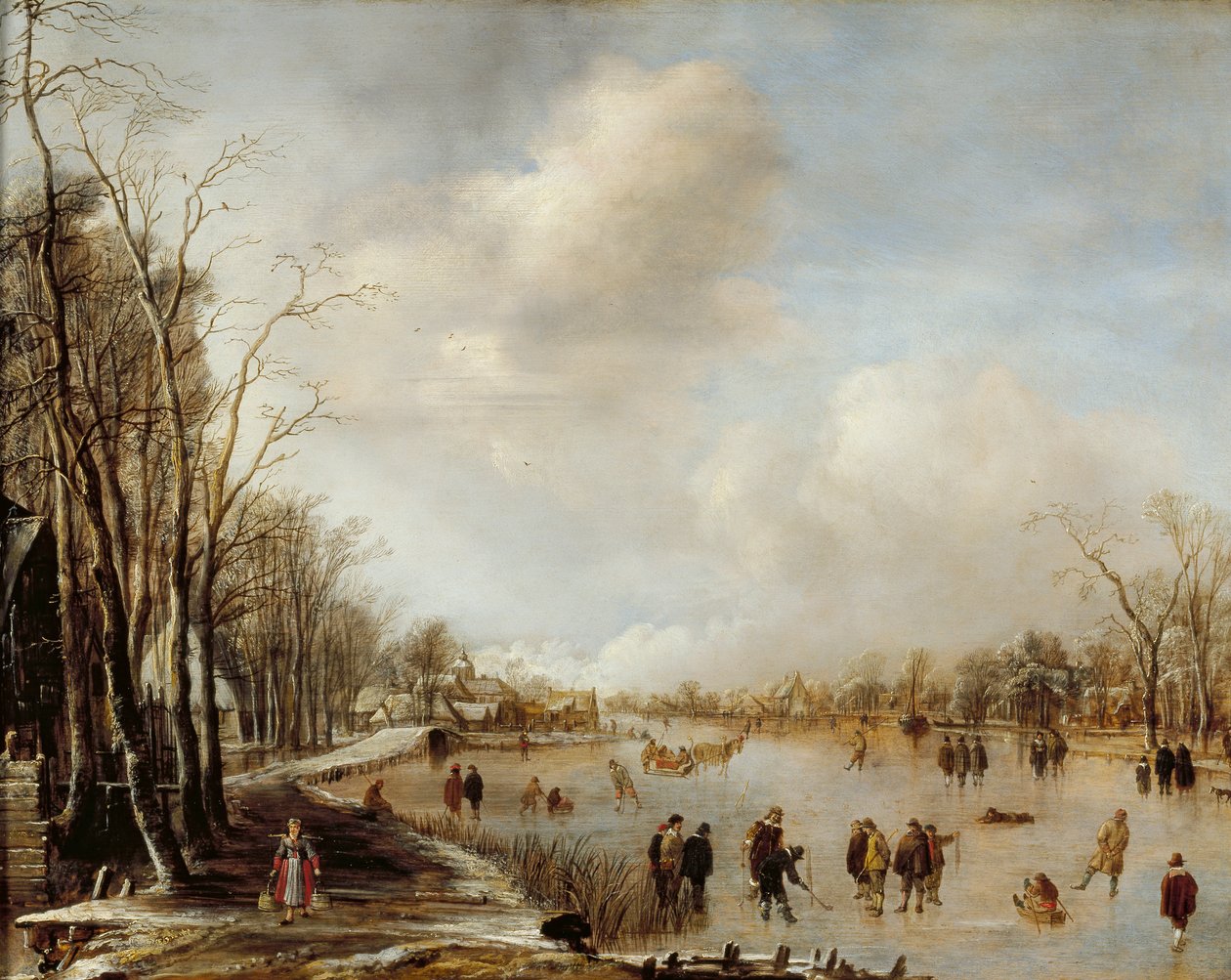 Paisaje de invierno, 1645 de Aert van der Neer