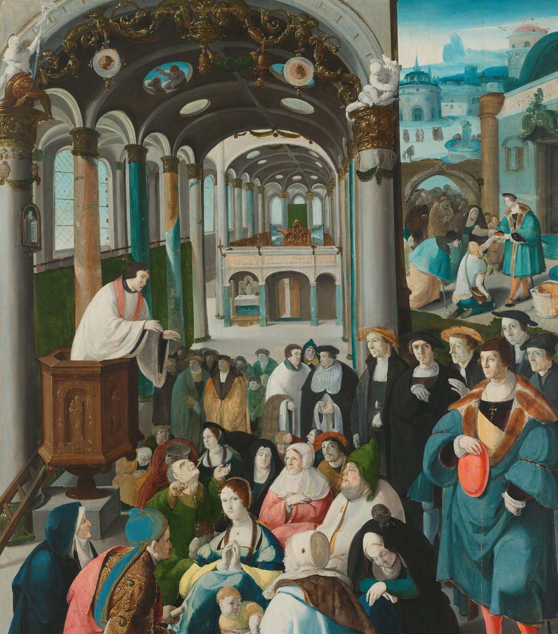 La llamada de San Antonio
La llamada de San Antonio de Aertgen Claesz van Leyden