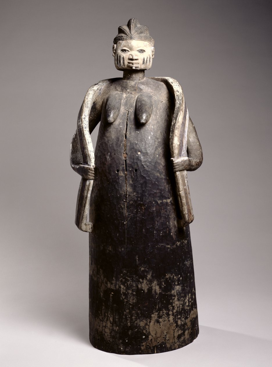 Máscara corporal Gelede, cultura Yoruba, República de Benín de African