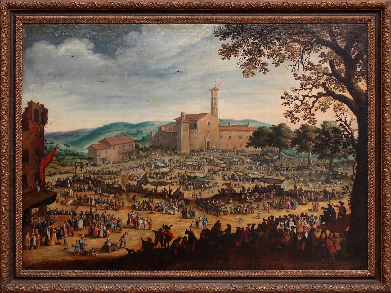 La feria de Impruneta de After Jacques Callot