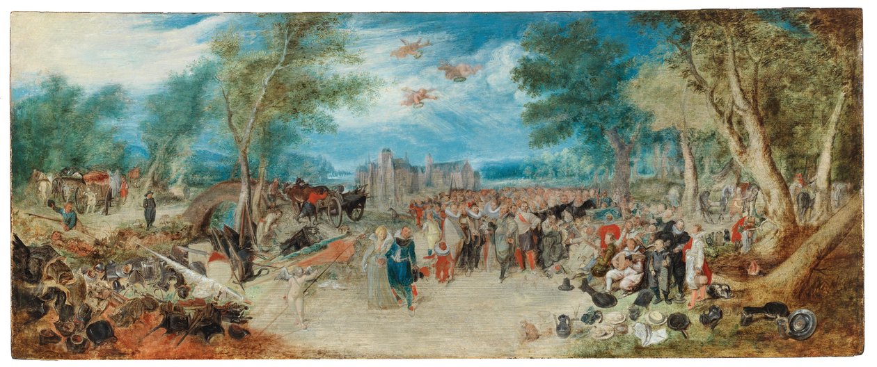 Adriaen van de Venne (después) Alegoría de la Tregua de los Doce Años de After Adriaen van de Venne