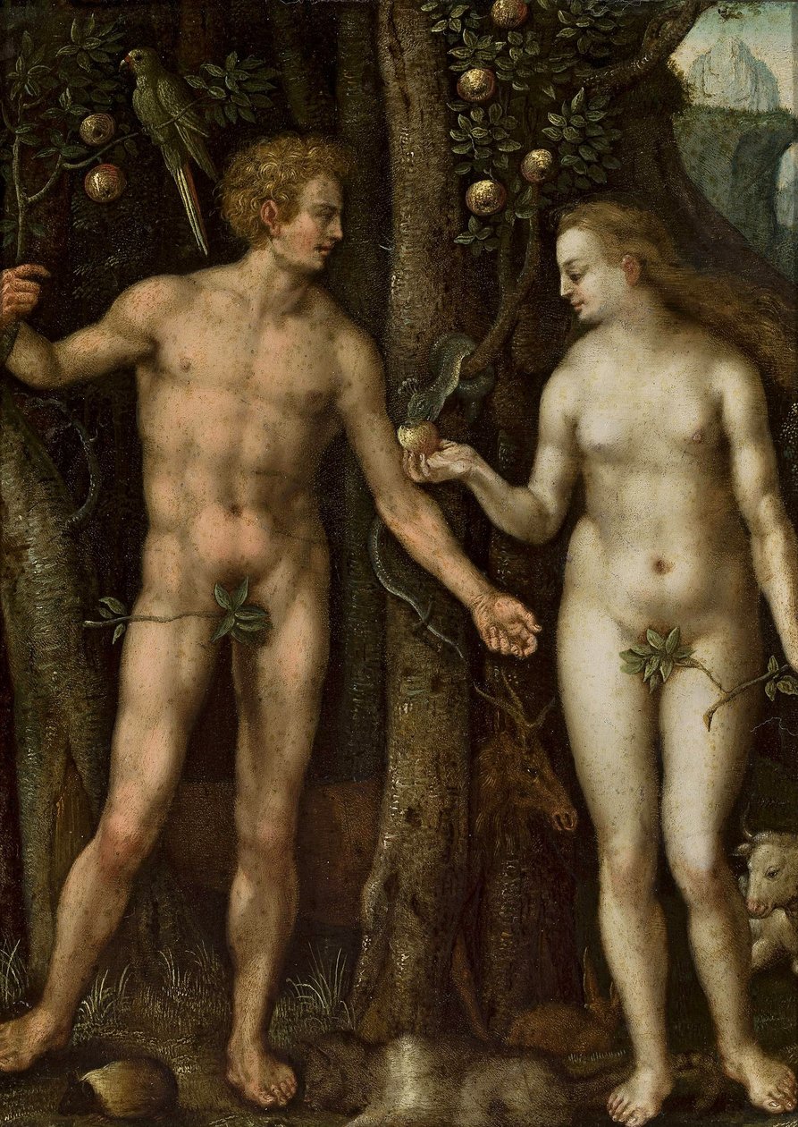 Polaco:  Adam i Ewa Adán y Eva de After Albrecht Dürer