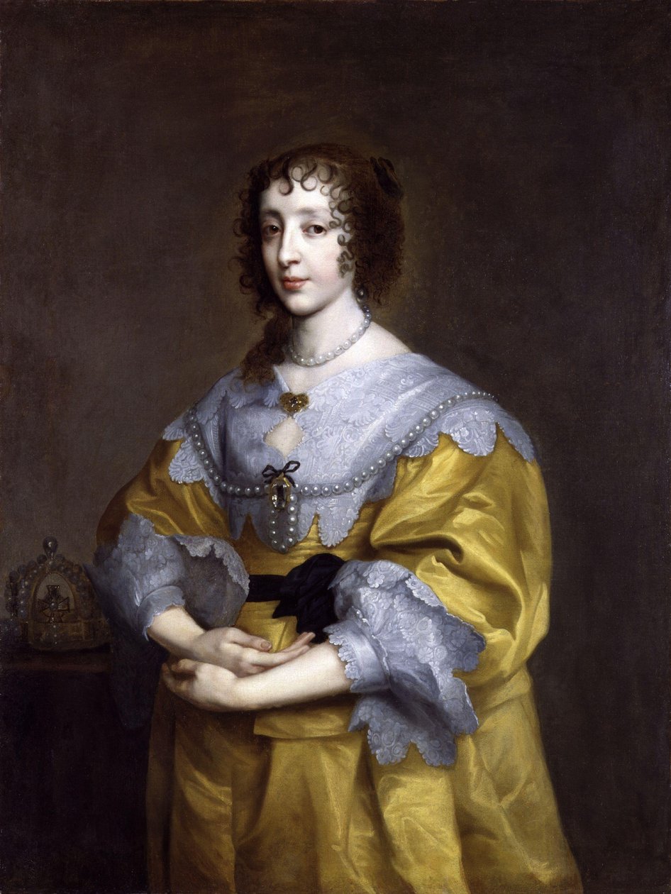 Retrato de Enriqueta María de Borbón, reina de Inglaterra (1609-1669) de after Anthony van Dyck
