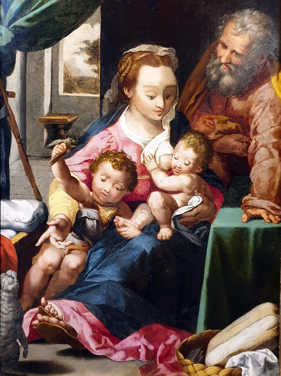 La gata madonna de after Federico Barocci