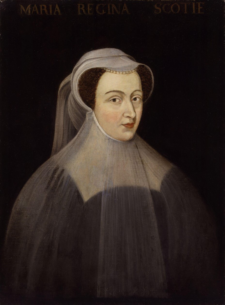 María, reina de Escocia (copia de un original de 1560) de After François Clouet
