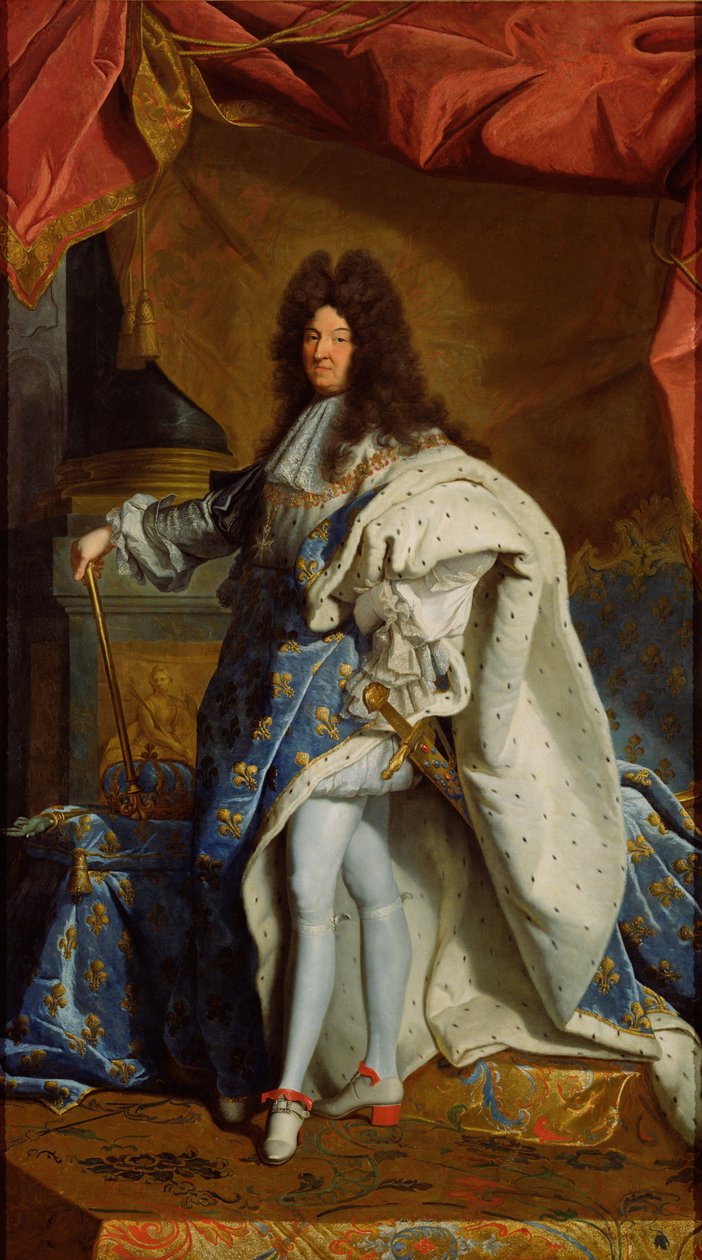 Retrato de Luis XIV de After Hyacinthe Rigaud