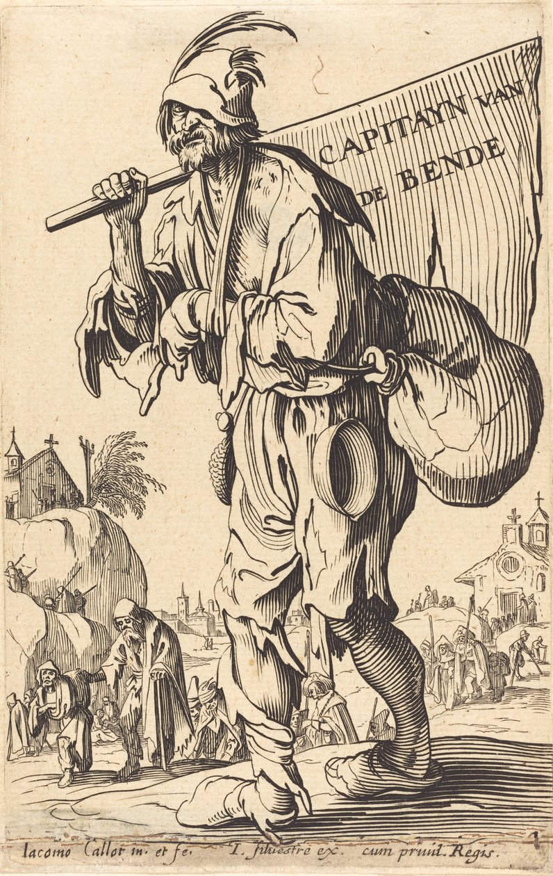 Capitán de los barones de After Jacques Callot