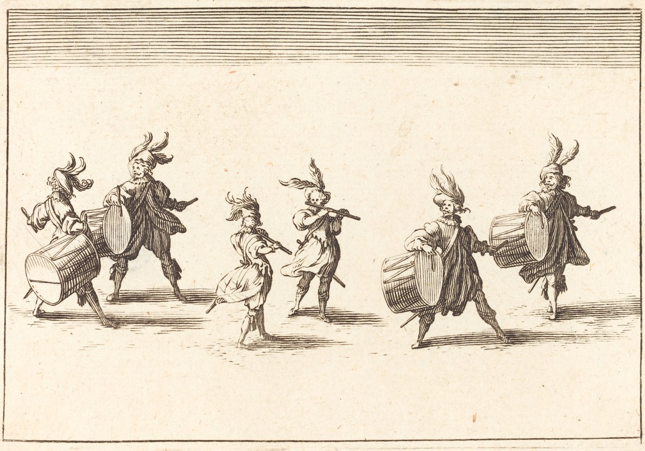 Entrada de M. de Macey de After Jacques Callot