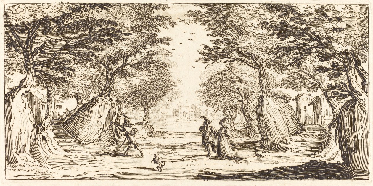 Paisaje de After Jacques Callot