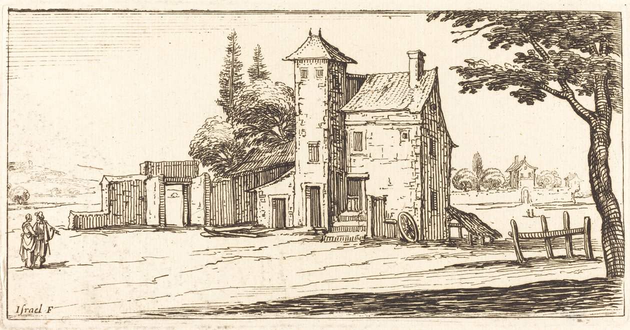 Paisaje de After Jacques Callot