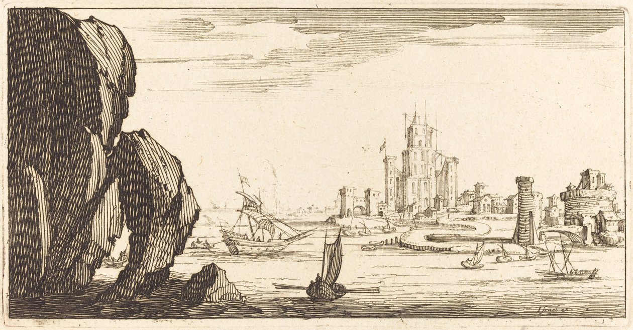 Paisaje de After Jacques Callot