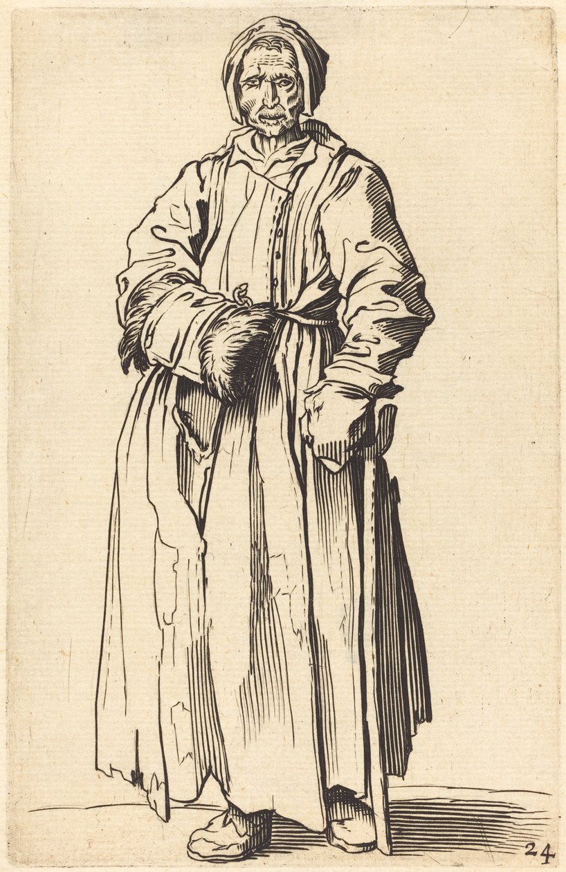 Mujer tuerta de After Jacques Callot
