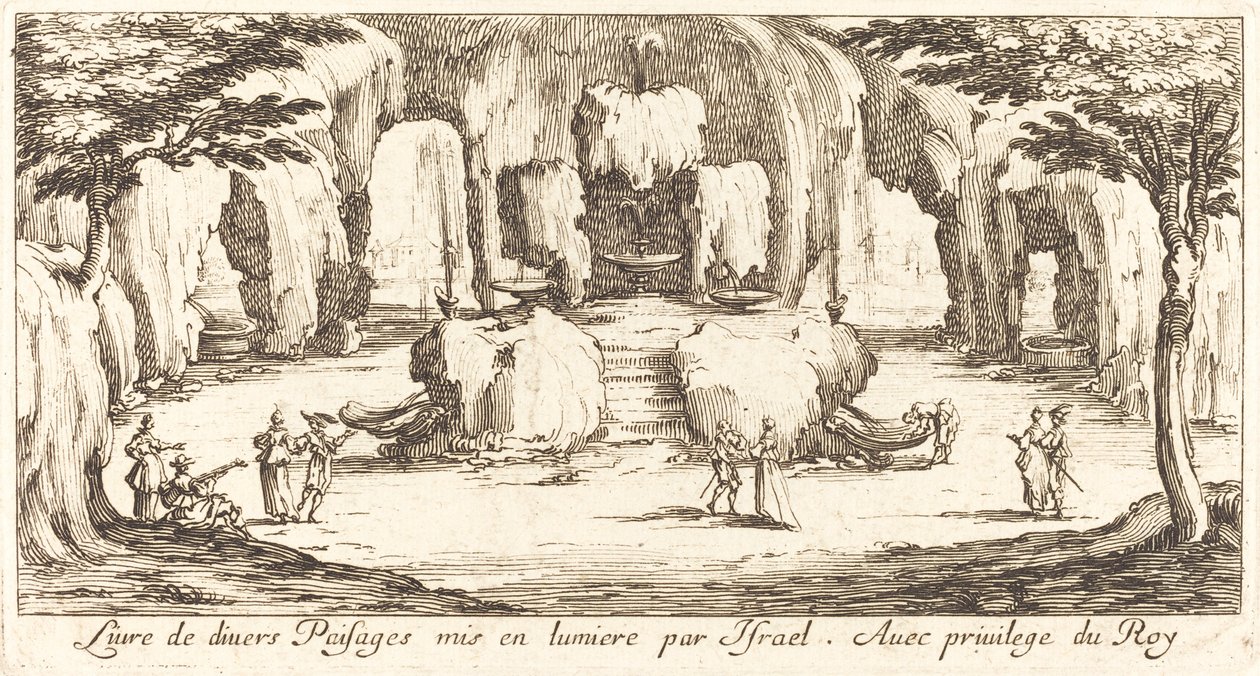 Subtítulo para "Varios Paisajes" de After Jacques Callot