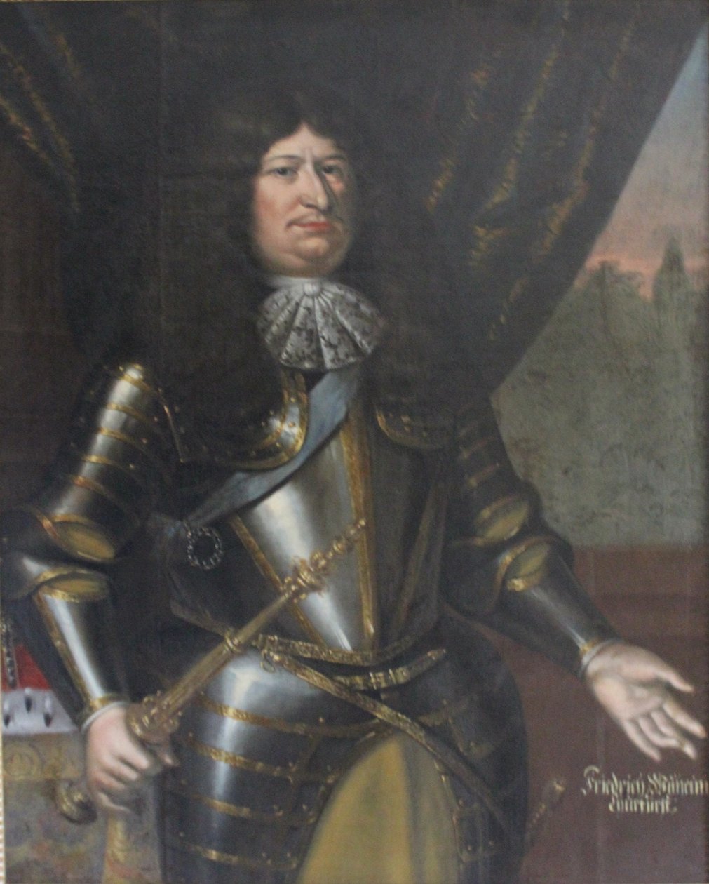 Retrato de Federico Guillermo de Brandemburgo de After Jan de Baen
