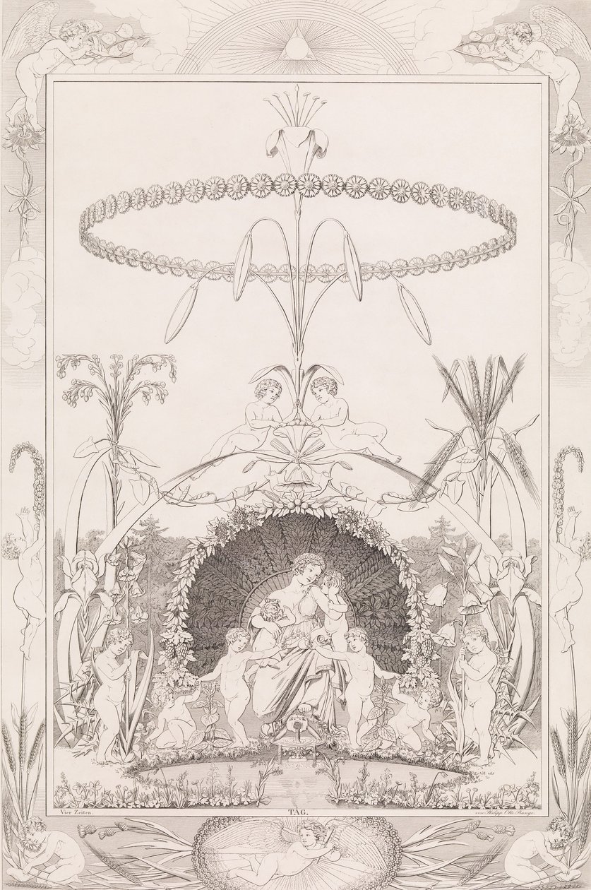 Día, de la serie Los Tiempos del Día de After Philipp Otto Runge