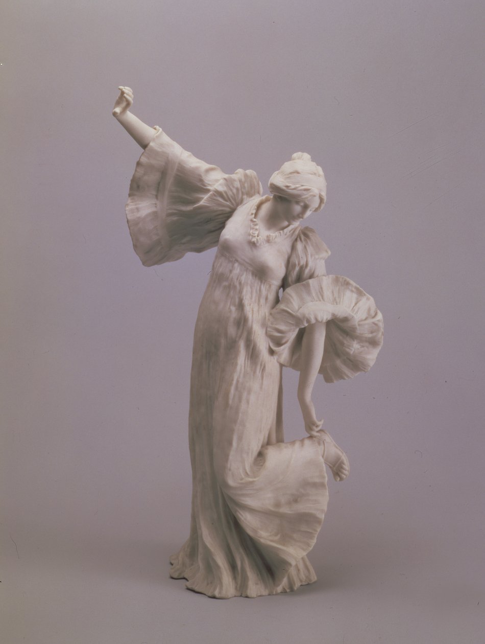 Bailarina, de un centro de mesa, Sèvres, 1900 de Agathon Leonard