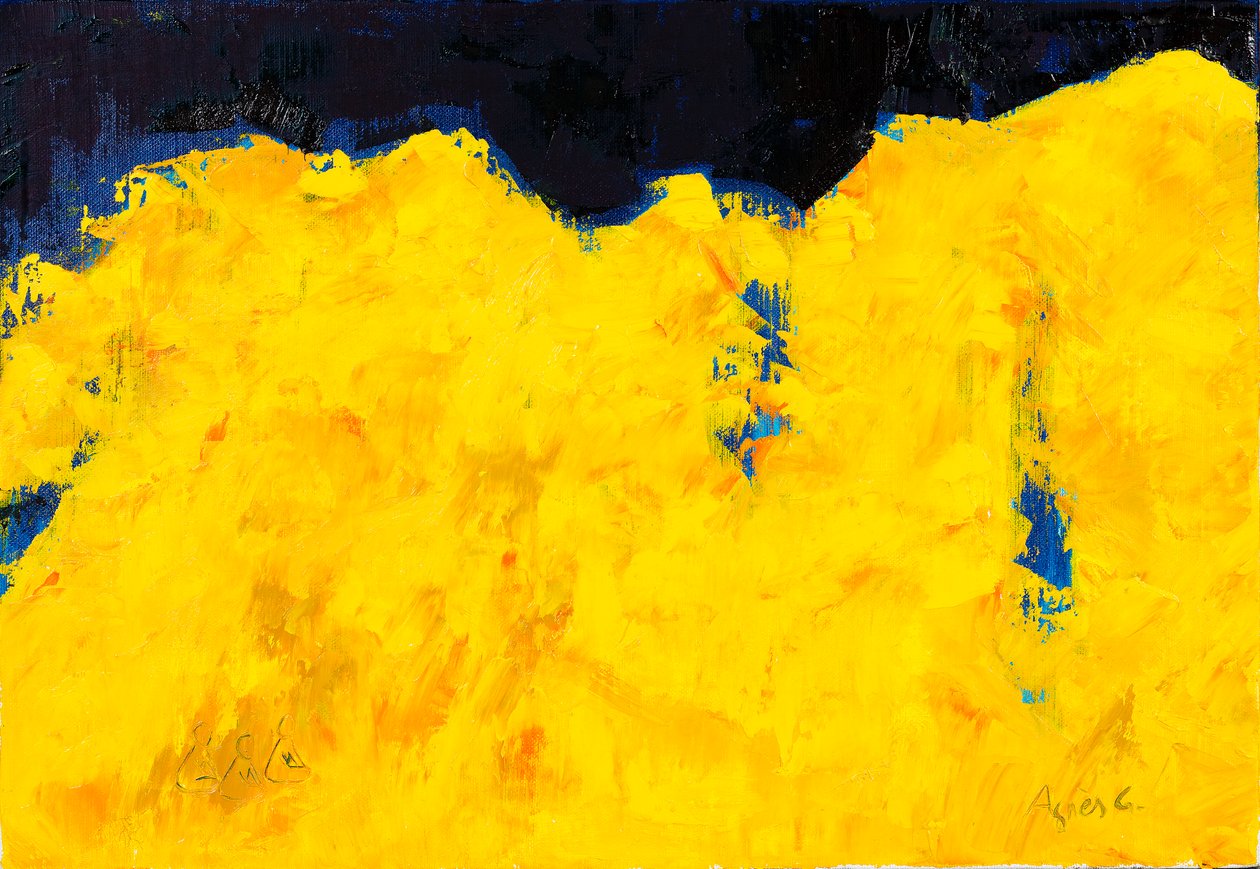 Resiliencia 2, 2018 (óleo sobre lienzo) de Agnes Girardon